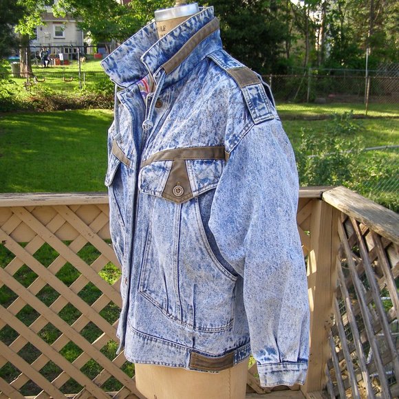 AWESOME Vintage Sergio Valente Denim jacket size M 8-10 - Picture 2 of 15